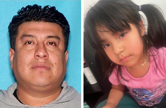 Source-feed image associated with Photo shows missing child from L.A. Amber Alert at Mexico border with kidnapping suspect