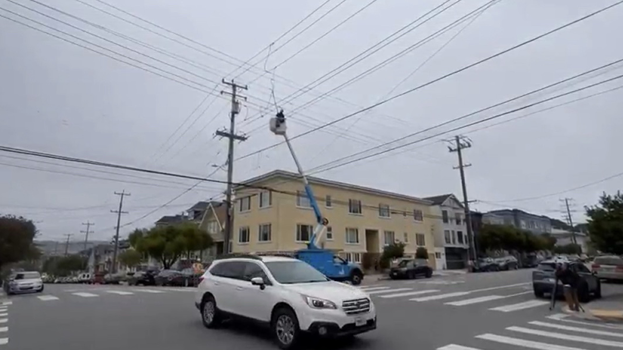 Source-feed image associated with PG&E restores power to thousands of frustrated SF customers after 6-hour outage