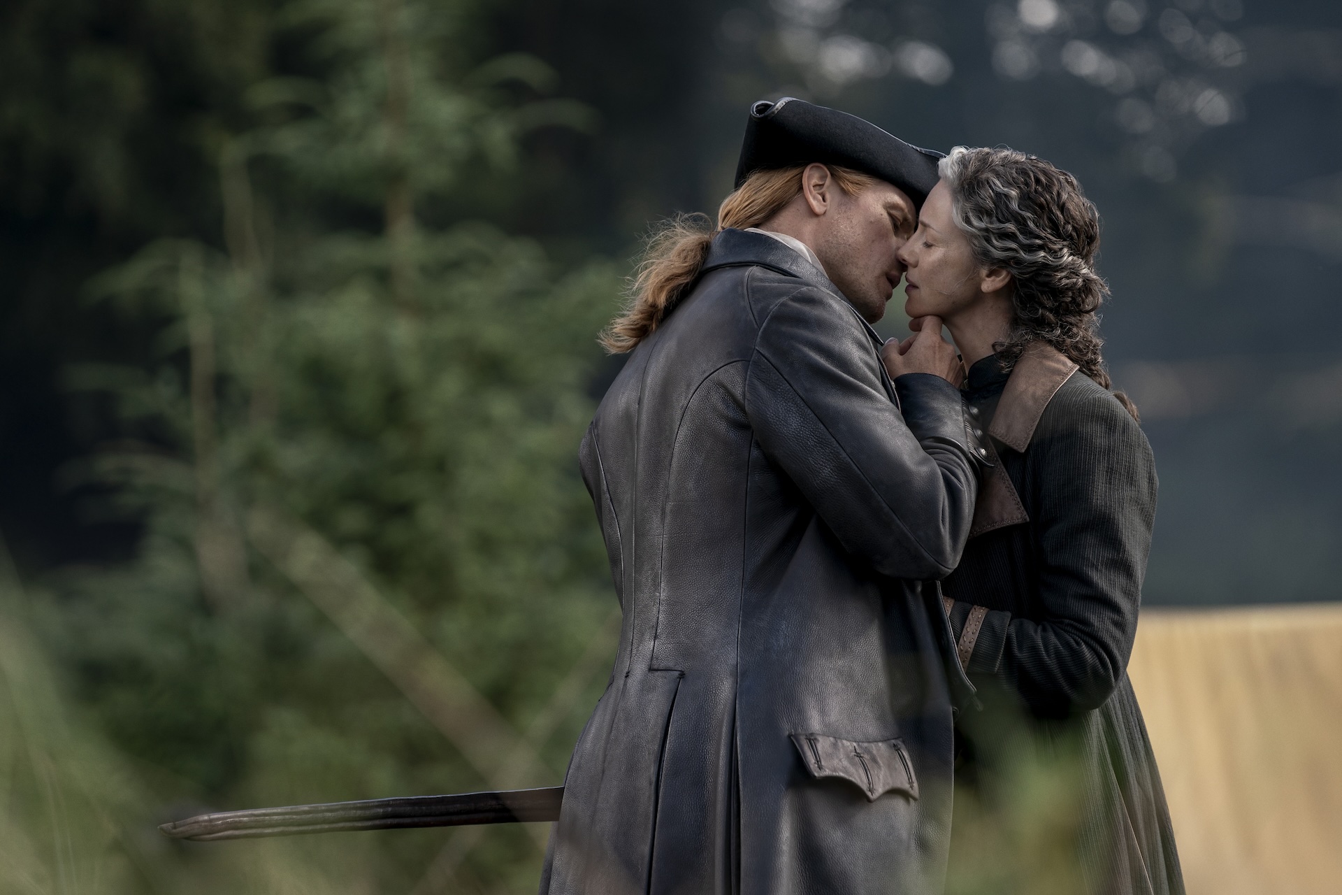 Source-feed image associated with ‘Outlander’ Stars Caitríona Balfe and Sam Heughan on Saying Goodbye ‘The Right Way’ After Eight Seasons: This ‘Is Our Legacy’