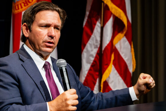 Source-feed image associated with DeSantis Proposes Axing Property Taxes on Primary Homes in Florida