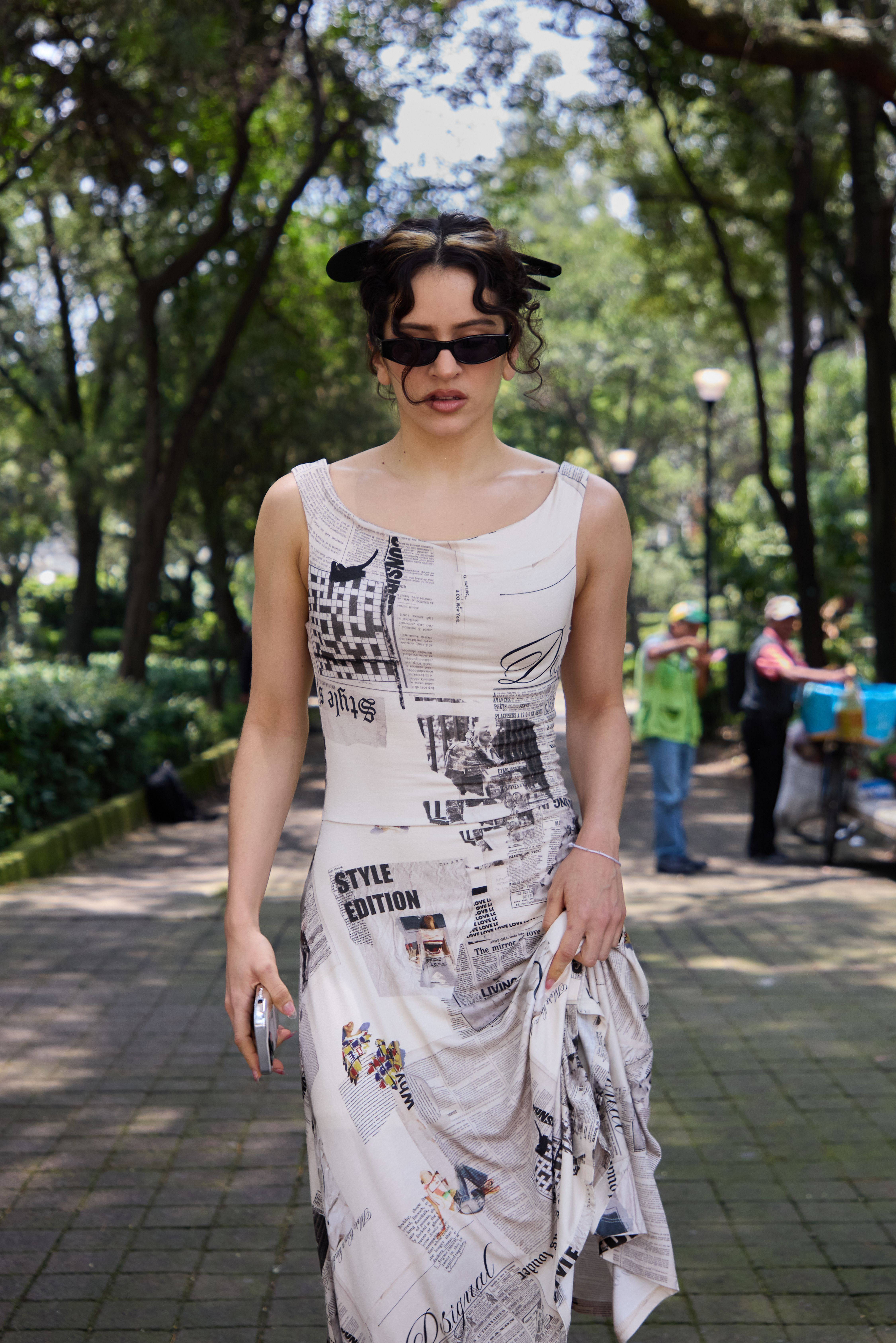 Source-feed image associated with Rosalía Has Her Own Carrie Bradshaw Moment