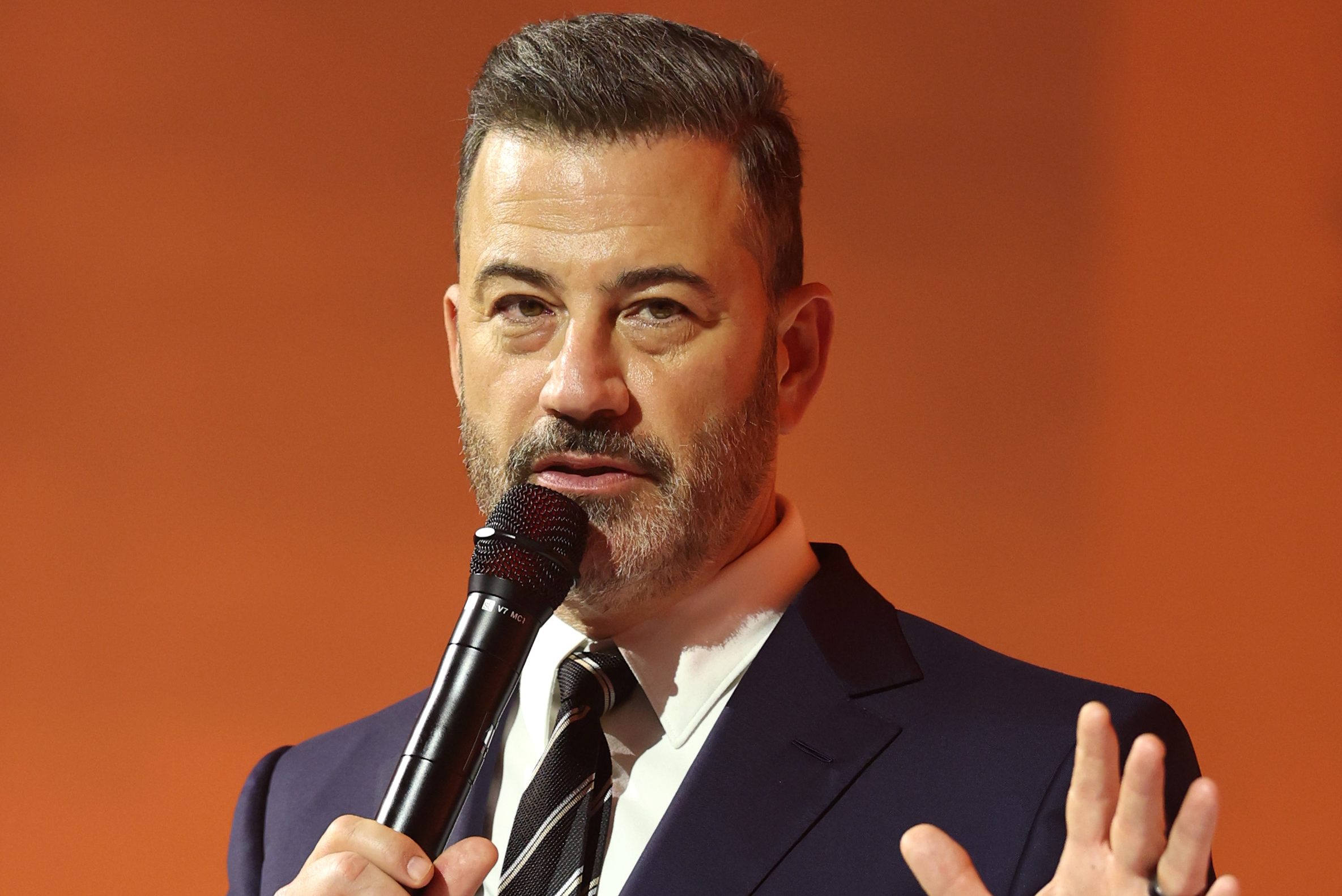 Source-feed image associated with Jimmy Kimmel Slams CBS as ‘Trump Suck-Ups’ and ‘Clowns’ for Firing Scott Pelley From ‘60 Minutes’: A ‘Cowardly’ Decision