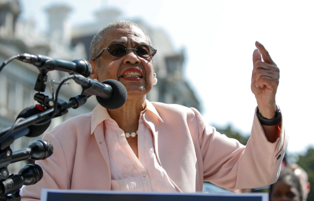 Source-feed image associated with D.C. voters face a new political era without Eleanor Holmes Norton, after her 18 terms in Congress