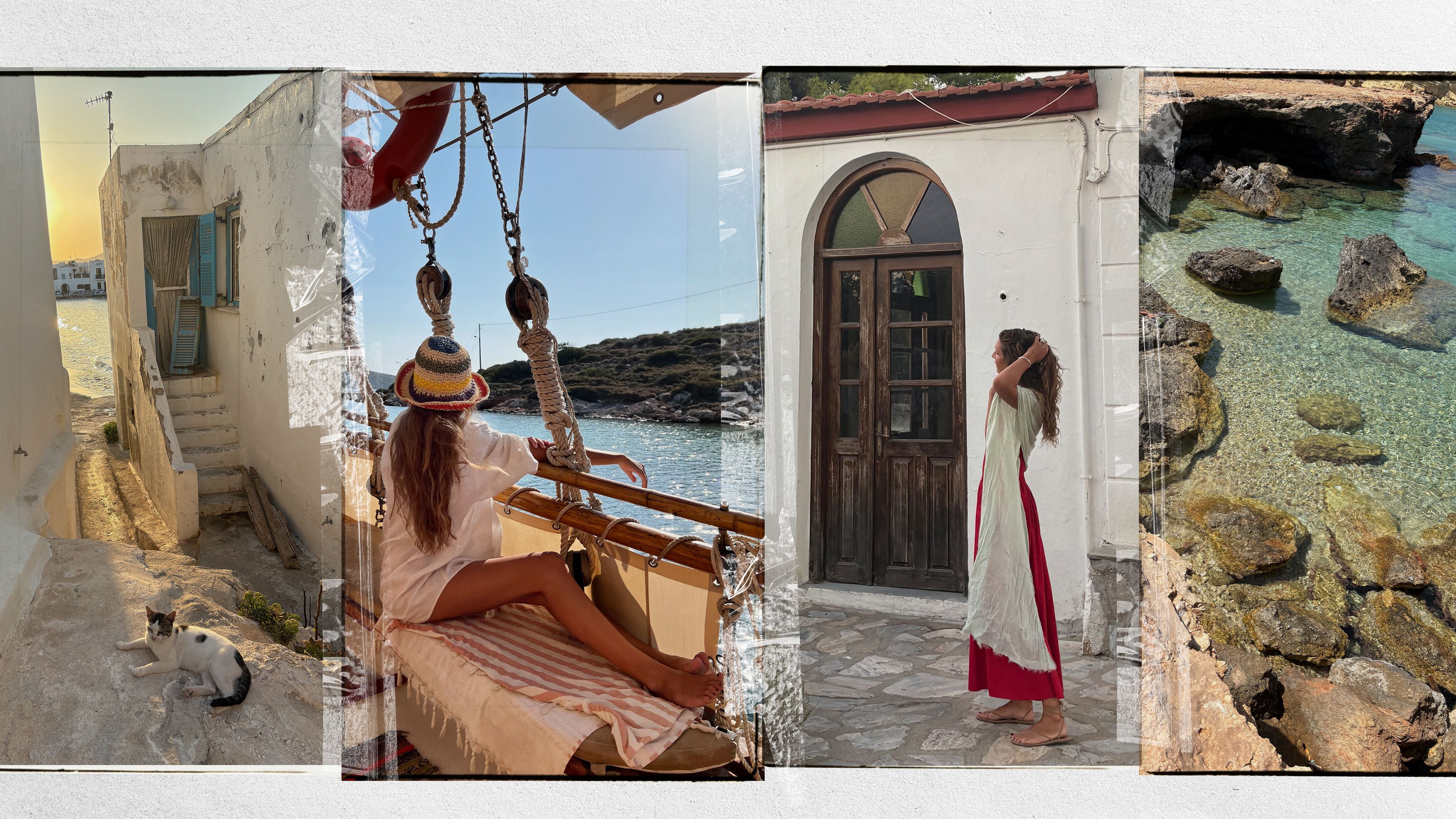Source-feed image associated with What to Pack for the Greek Islands, According to a Vogue Editor