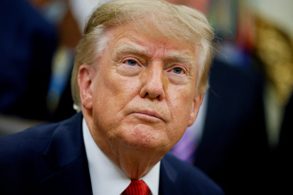 Source-feed image associated with WATCH: Trump says he is banning CNN, MSNOW and Politico from the White House