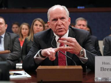 Source-feed image associated with Ex-CIA Director John Brennan issued subpoena in Trump "grand conspiracy" investigation, lawyer says