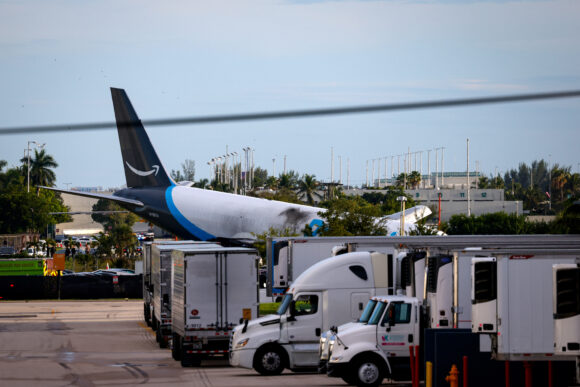 Source-feed image associated with Amazon Seen as Shielded from Liability for Miami Cargo Plane Crash
