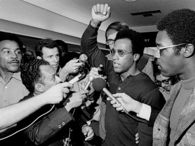 Image from linked report: Black Panther Party stalwarts to celebrate 1966 founding, programs aided the poor