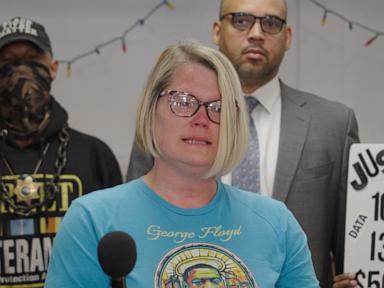 Source-feed image associated with Minnesotans whose loved ones were killed by police condemn state GOP for praying for Derek Chauvin
