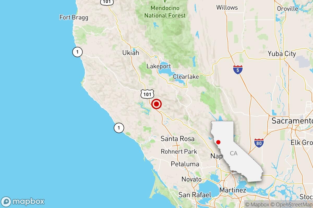 Source-feed image associated with Magnitude 4.2 earthquake rattles Northern California