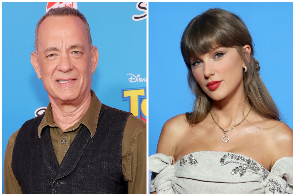 Source-feed image associated with Tom Hanks Says Taylor Swift’s ‘Toy Story 5’ Song Was Kept ‘Top Secret’ From the Cast Until Release Day