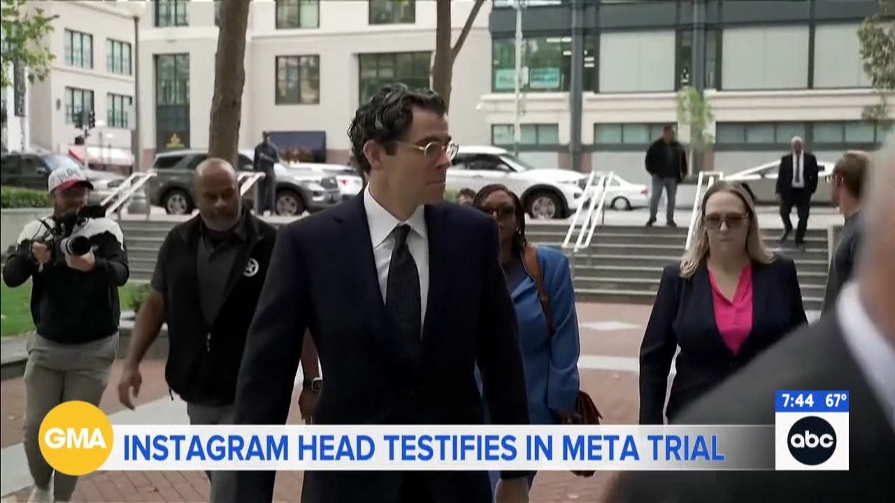Source-feed image associated with Instagram chief takes the stand in a trial pitting Meta against states over social media harms