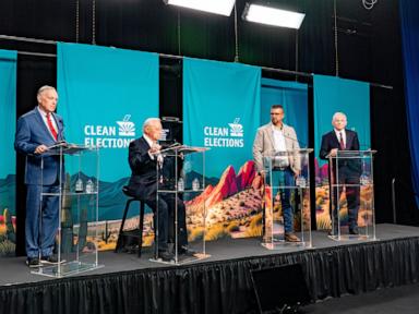 Source-feed image associated with GOP candidates pitch themselves as the person to beat Arizona's Democratic governor