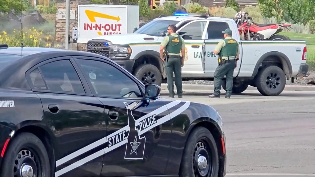 Source-feed image associated with Authorities seek a motive in mass shooting at an Idaho In-N-Out Burger
