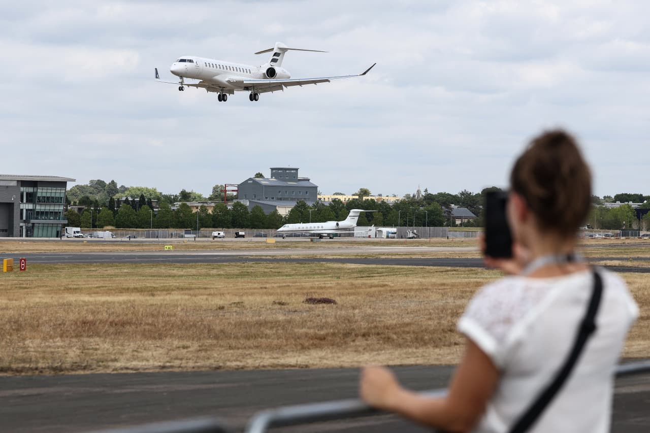Source-feed image associated with Bombardier’s stock drops as the U.S.-Canada trade war intensifies. Here’s what Trump is targeting next.
