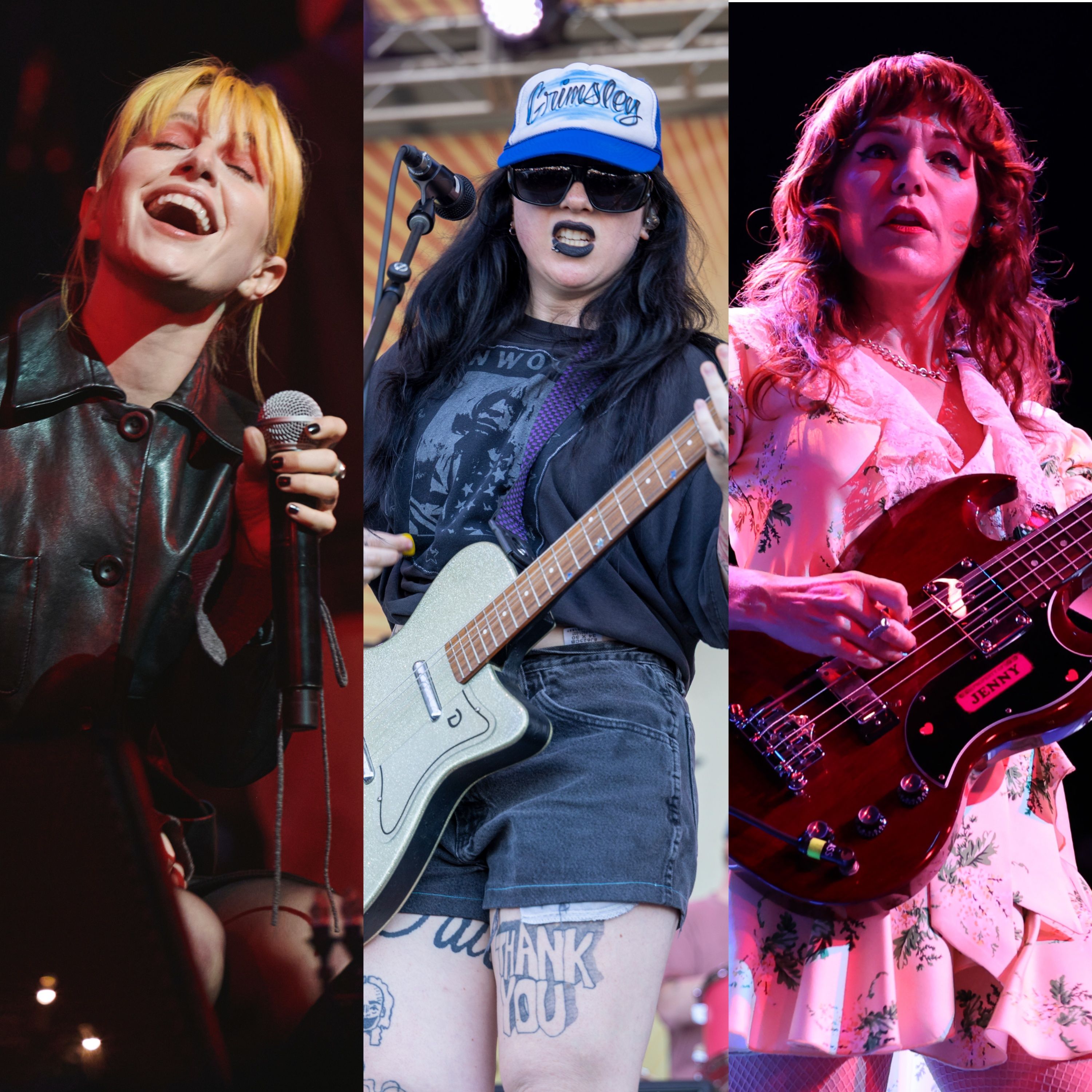 Source-feed image associated with Watch Hayley Williams Bring Out Wednesday’s Karly Hartzman, Jenny Lewis at Newport Folk Festival