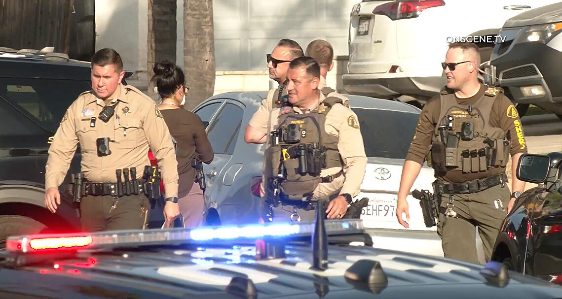 Source-feed image associated with Riverside County sheriff's deputies shoot person while responding to mental health crisis
