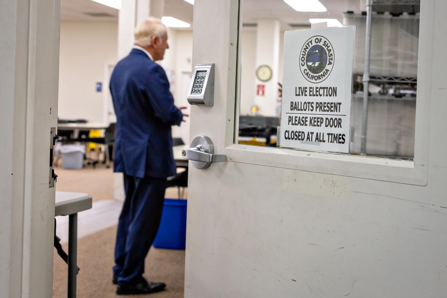 Source-feed image associated with Court halts Shasta County measure that eliminates most mail-in voting — for now