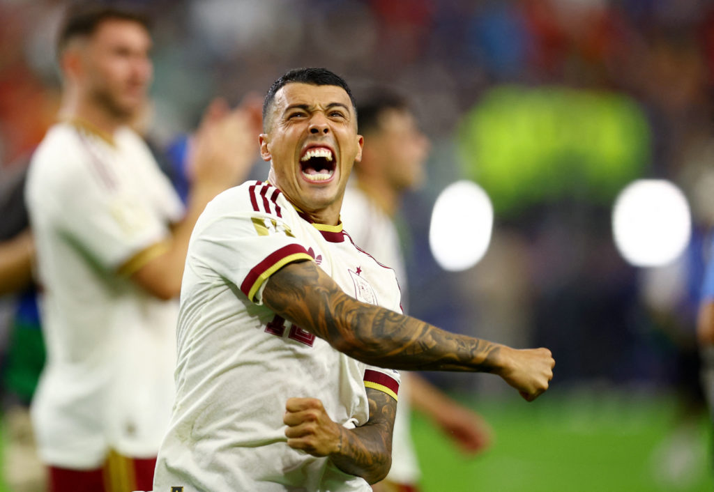 Source-feed image associated with Spain scores 2-0 win over France, advancing to World Cup final