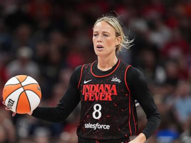 Source-feed image associated with Indiana man charged after being accused of stalking WNBA player Sophie Cunningham
