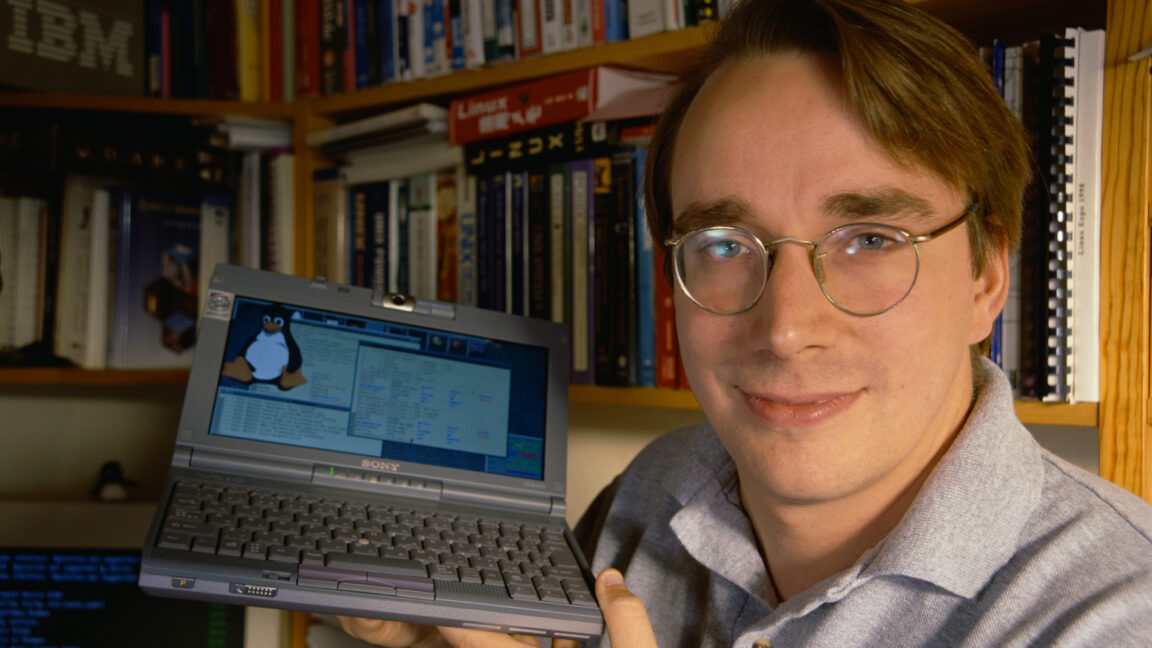 Source-feed image associated with Linus Torvalds to critics of AI coding in Linux: "Fork it. Or just walk away."