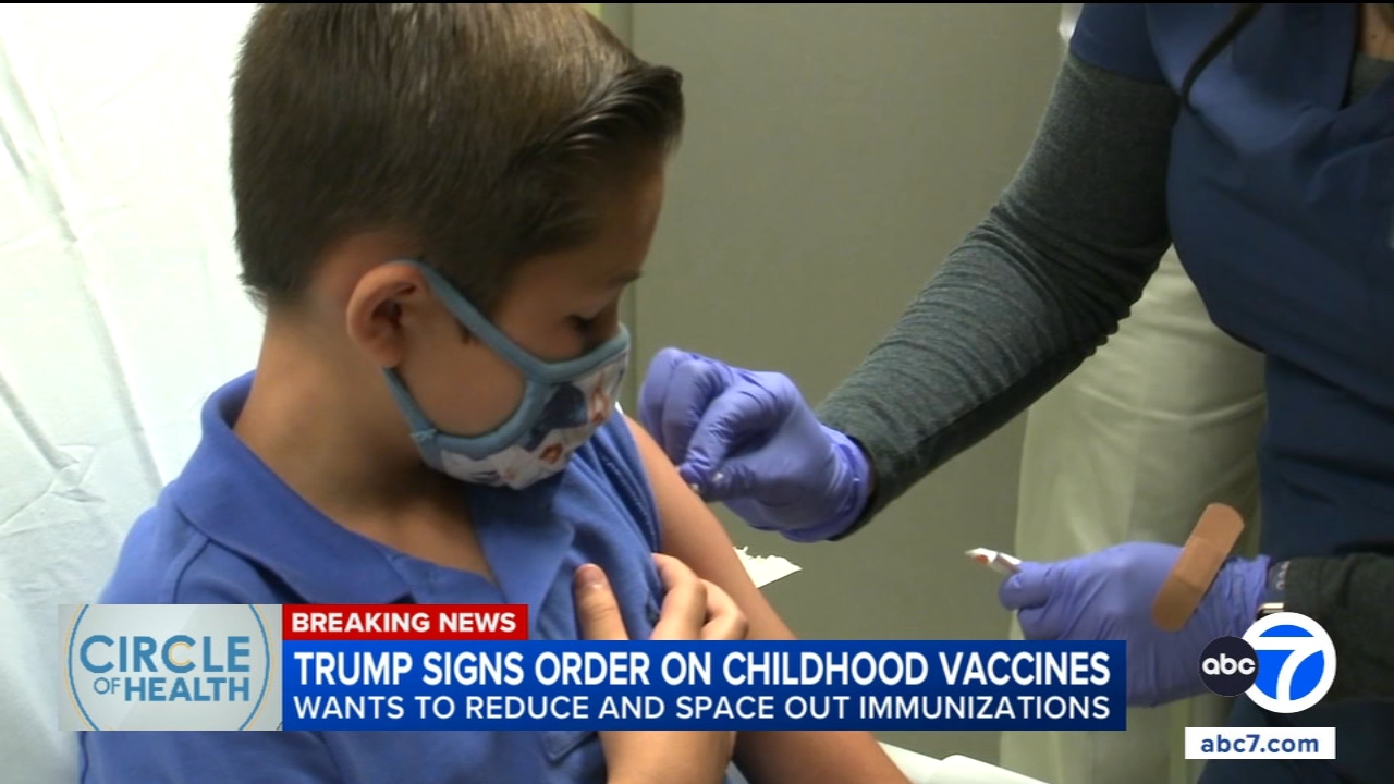Source-feed image associated with Doctors push back on Trump executive order to change childhood vaccine schedule