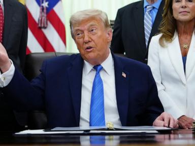 Source-feed image associated with Trump has a new, surprising take on the higher cost of living: 'I love the inflation'
