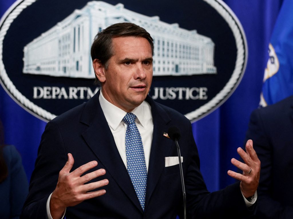 Source-feed image associated with Blanche's AG nomination on hold over opposition to DOJ's 'anti-weaponization fund'