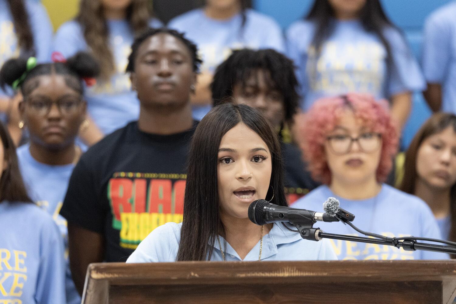Source-feed image associated with Locke charter high school students are improving. Why that may not be enough to stop closure