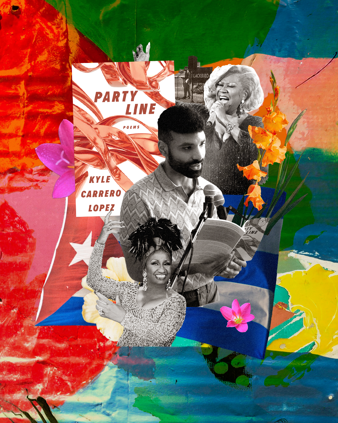 Image from linked report: In 'Party Line,' Cuban American poet Kyle Carrero Lopez takes a stand