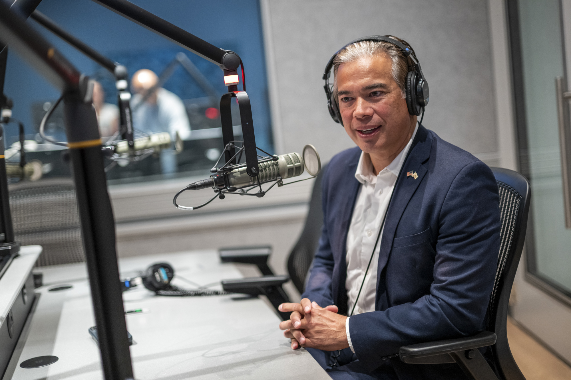 Source-feed image associated with AG Rob Bonta Breaks Down California’s Legal Fights with Trump, OpenAI Probe and Meta Settlement