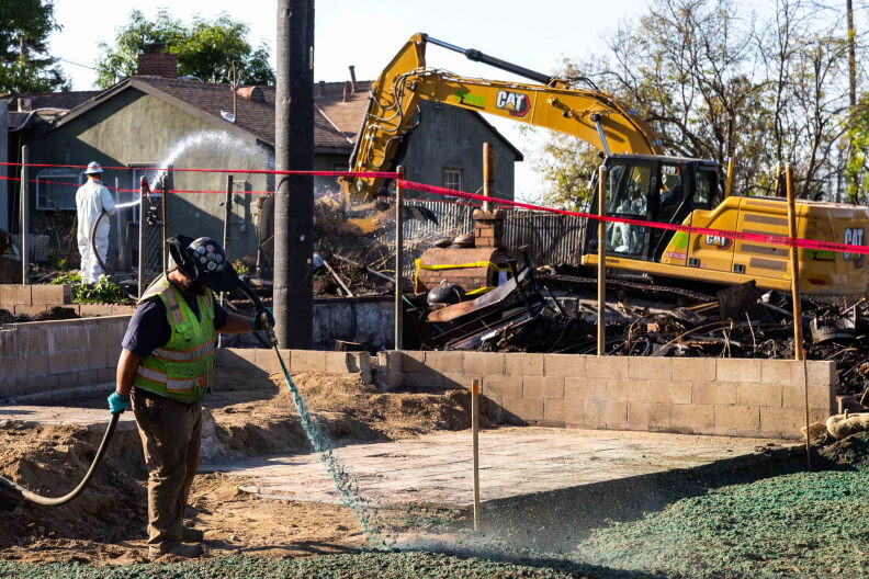 Source-feed image associated with Carcinogen from LA fire cleanup may have spread up to 9 miles downwind, study shows