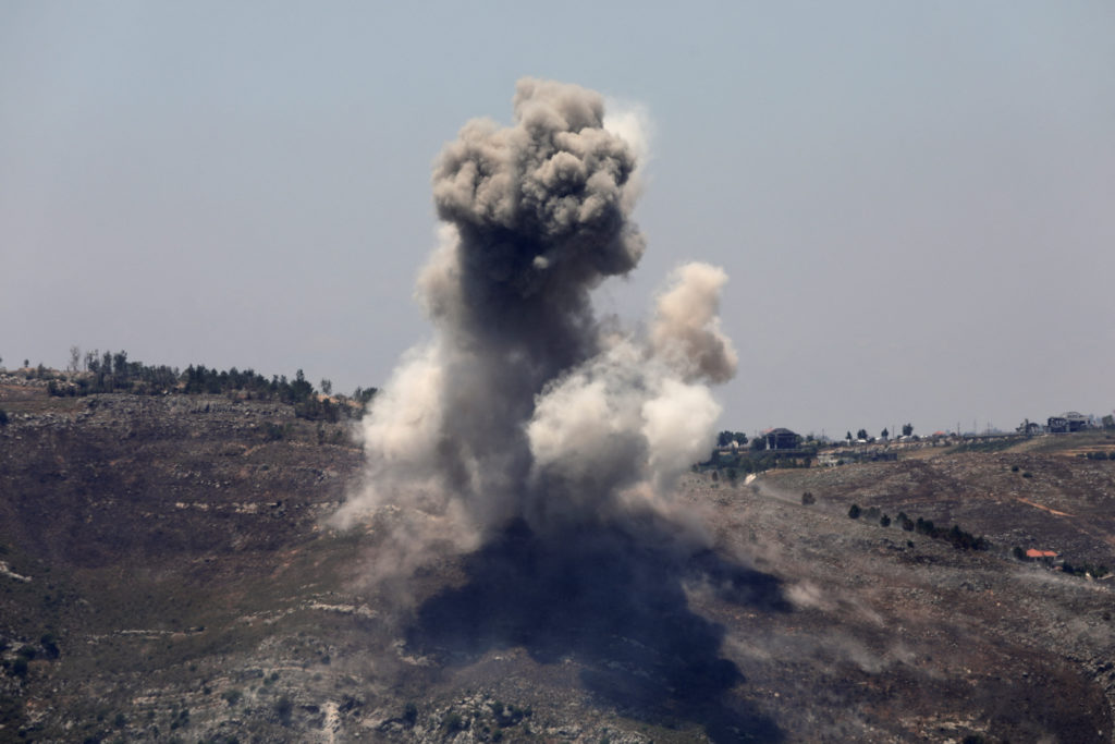Source-feed image associated with News Wrap: Israel's bombing campaign against Hezbollah continues inside Lebanon