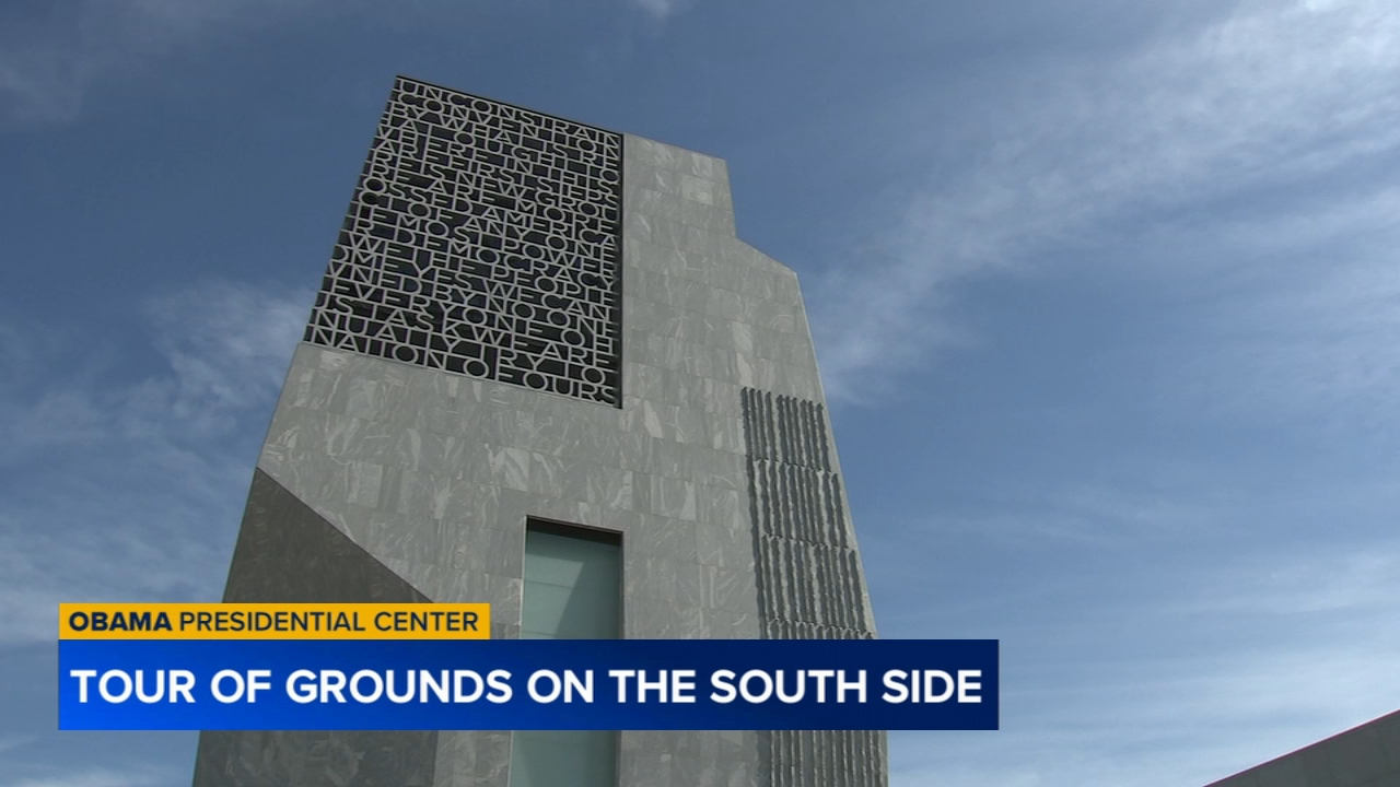 Source-feed image associated with Presidential museum showcases political and personal sides of Obama with sprawling community campus