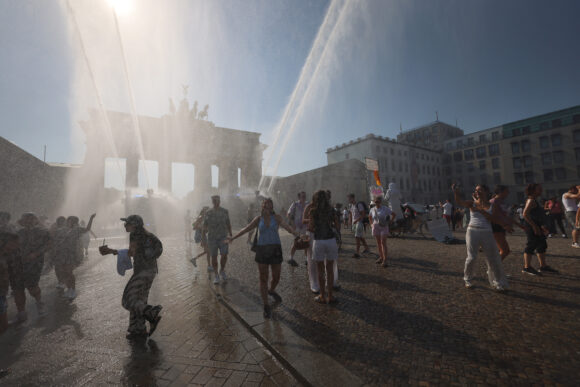 Source-feed image associated with Update: Temperature Records Fall as Extreme Heat Hits Eastern Europe