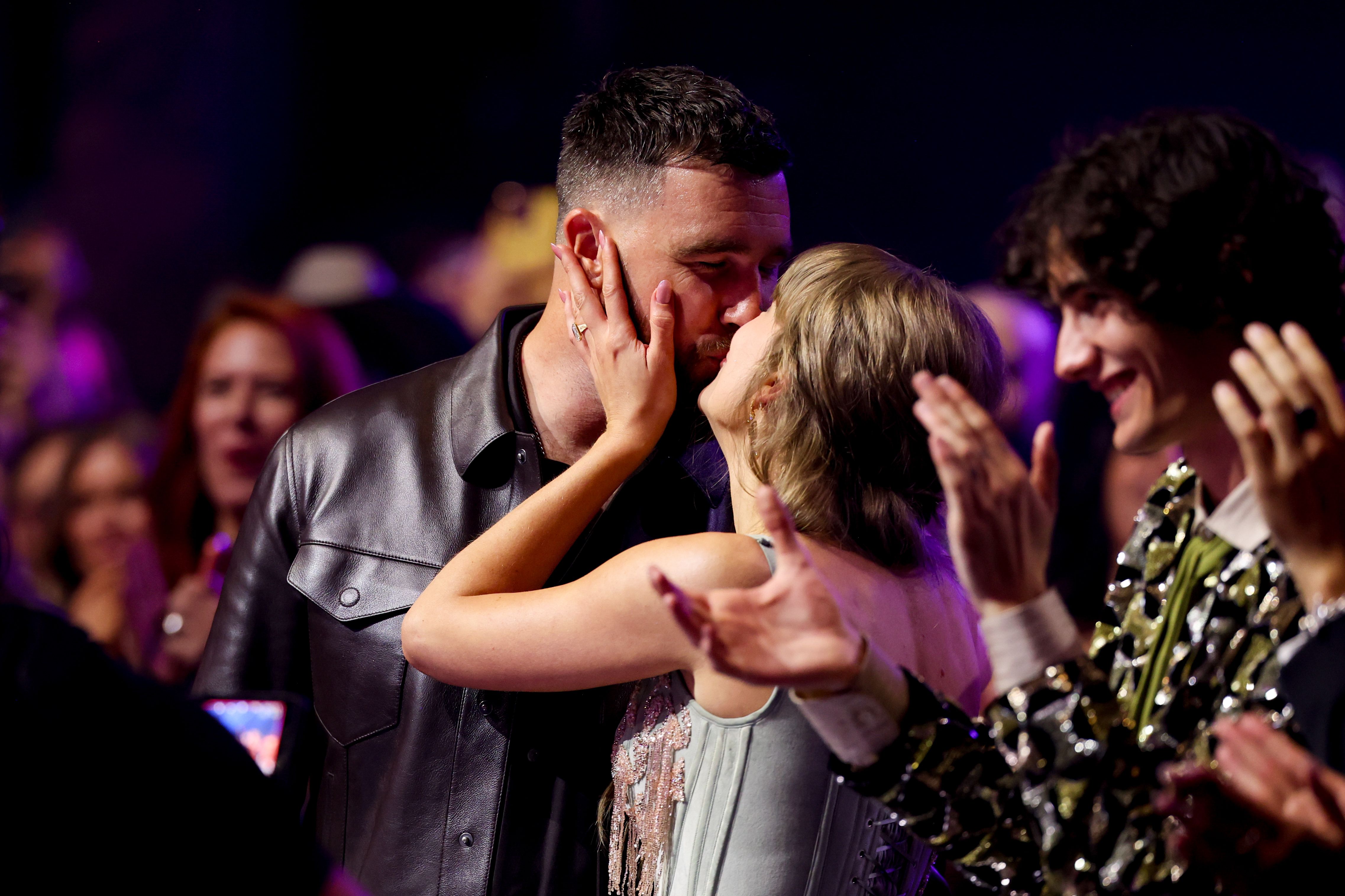 Source-feed image associated with On the Podcast: Vogue Editors on Taylor Swift and Travis Kelce’s Epic MSG Wedding