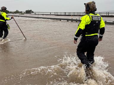 Source-feed image associated with Heavy rains keep drenching South Texas, tornado reported in San Antonio