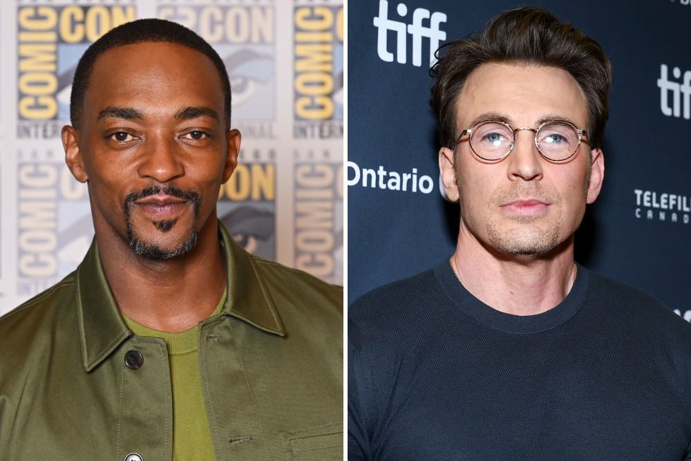 Image from linked report: Anthony Mackie Says Chris Evans Gave Him the ‘Avengers: Endgame’ Script Early, Revealing How He’d Become Captain America: ‘It Was Really Great and Really Emotional’