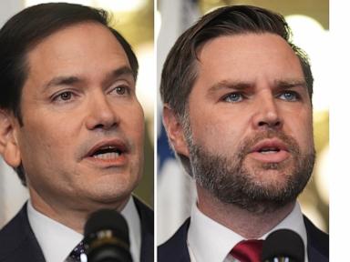 Source-feed image associated with Vance and Rubio take different approaches as Iran tests their 2028 prospects