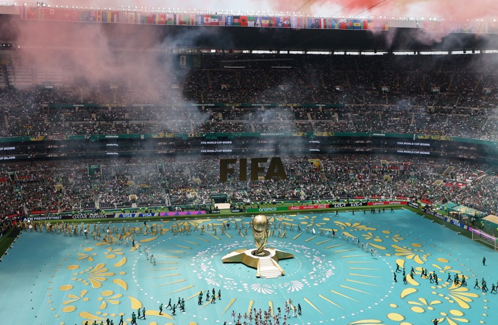 Source-feed image associated with World Cup players challenged by dangerously hot weather