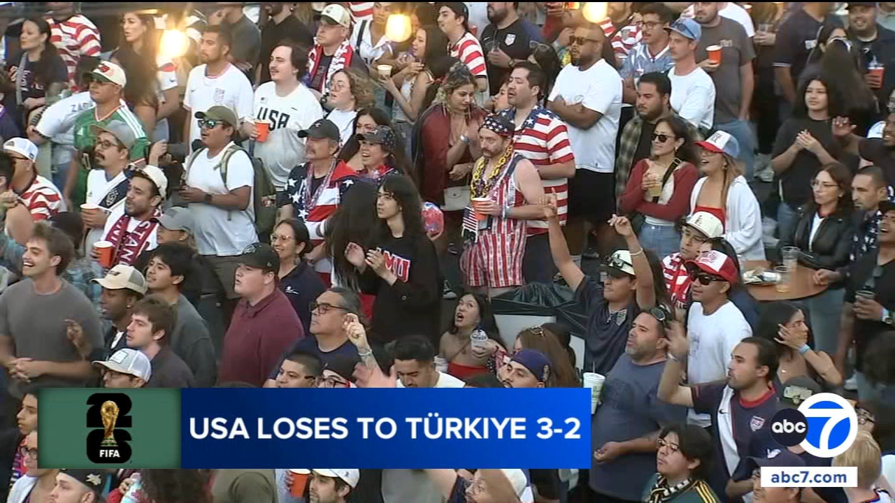 Source-feed image associated with Turkey beats US 3-2 with last-gasp goal as Americans look ahead to World Cup knockout stage