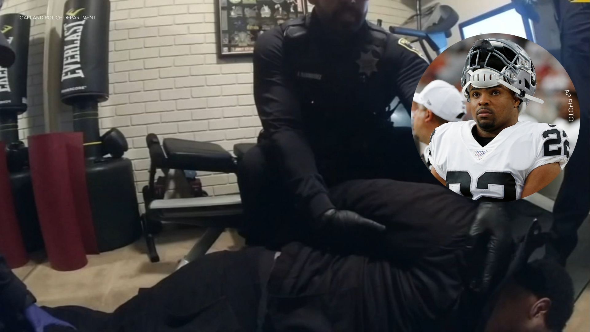 Source-feed image associated with Family of former NFL player Doug Martin files federal civil rights lawsuit after death in Oakland police custody