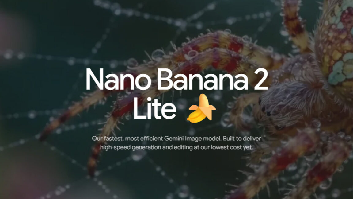Source-feed image associated with Google's new Nano Banana 2 Lite image model is its fastest and cheapest yet