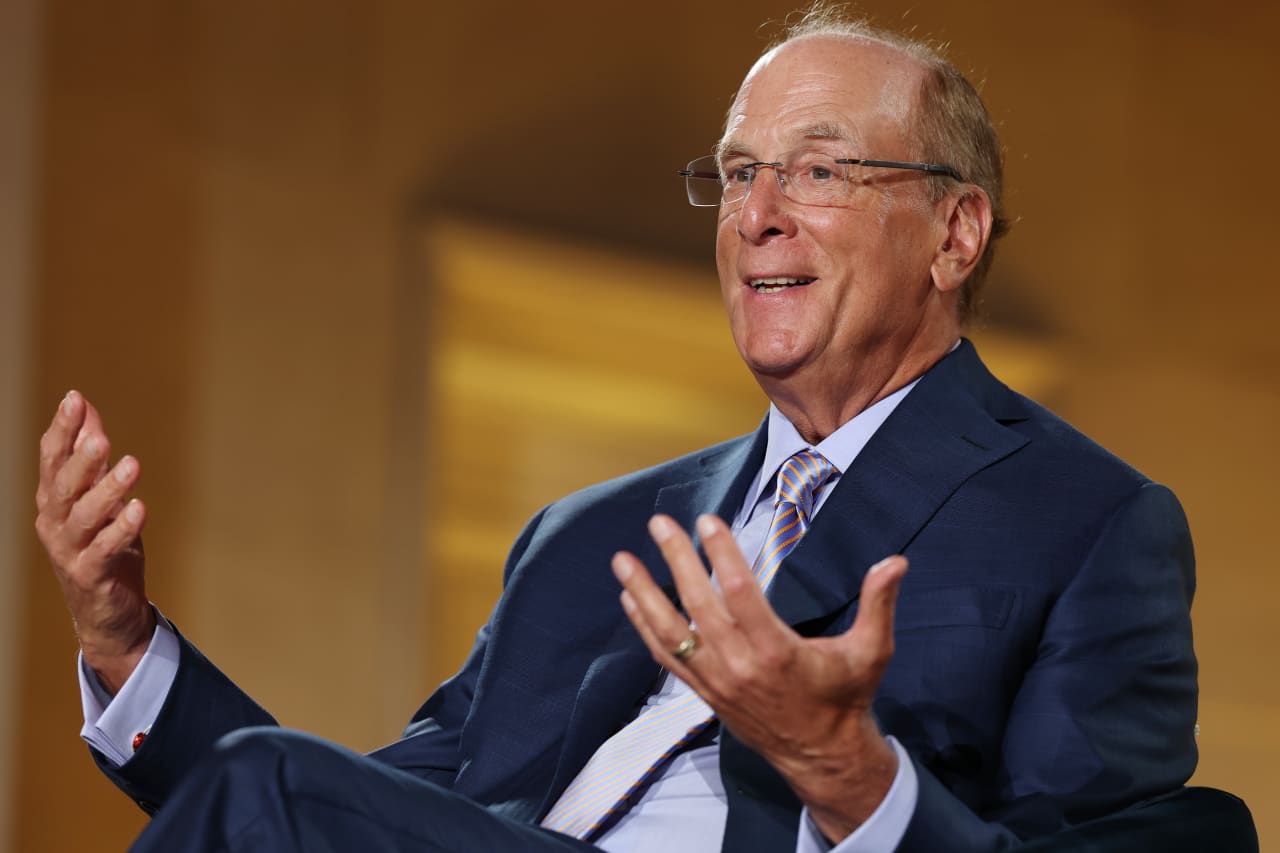 Source-feed image associated with BlackRock has best-ever start to a year as investment flows double and profits surge