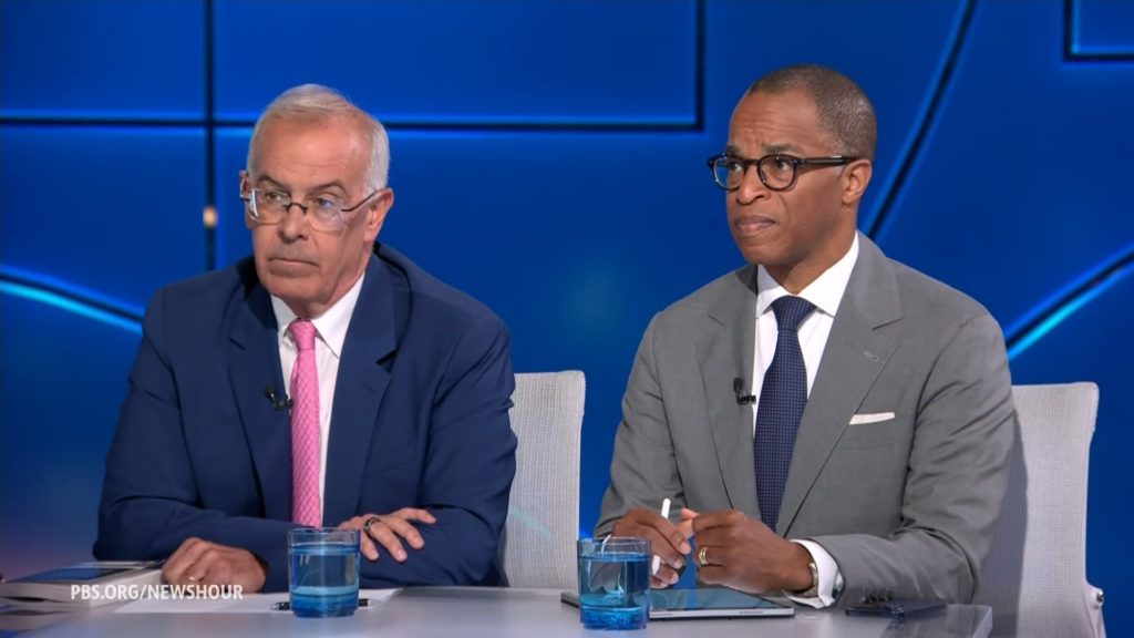 Source-feed image associated with Brooks and Capehart on the Supreme Court standing up to Trump in its decisions