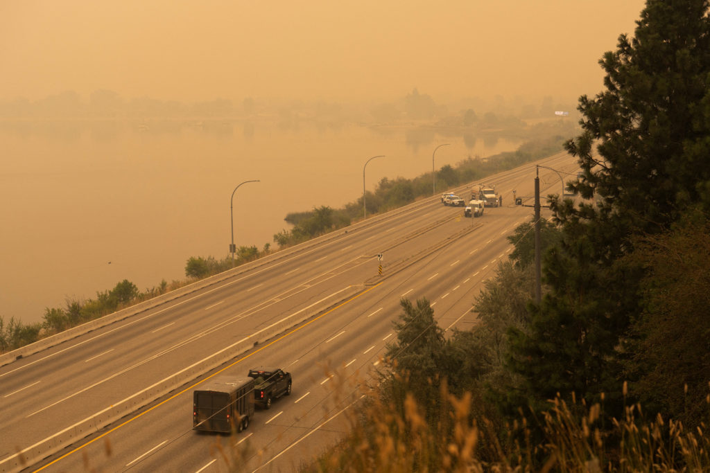 Source-feed image associated with Wildfires force 20,000 to flee as British Columbia declares state of emergency