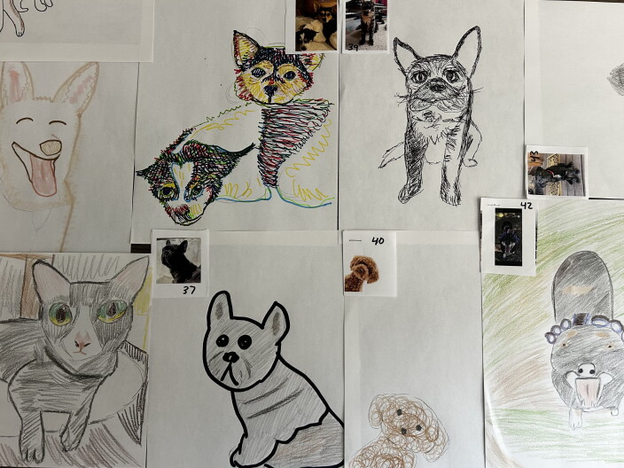 Image from linked report: Meet the artists behind Pasadena Humane’s ‘poorly drawn pets’ fundraiser