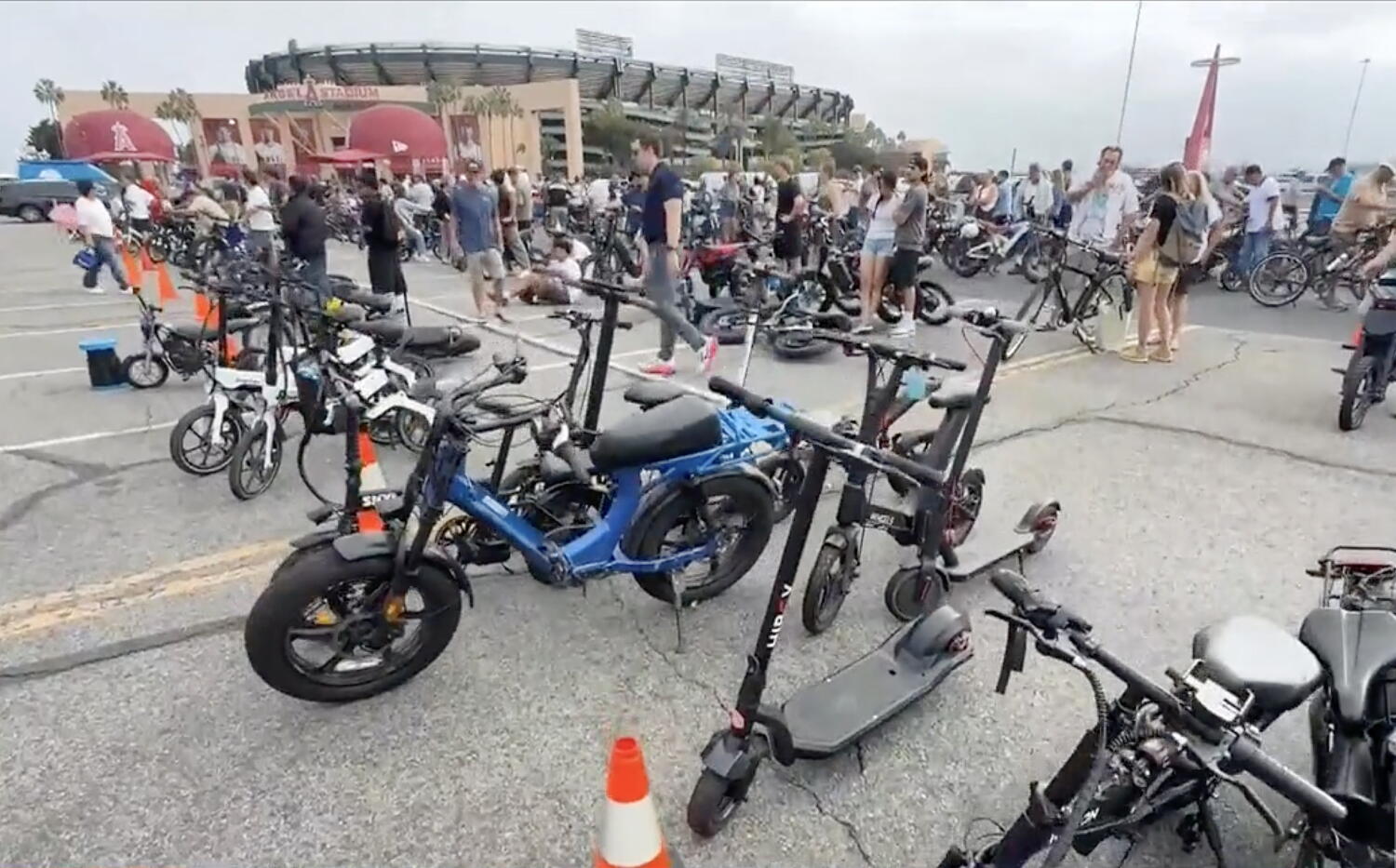 Source-feed image associated with O.C. e-bike buyback nets hundreds of vehicles, drawing big crowds and some controversy