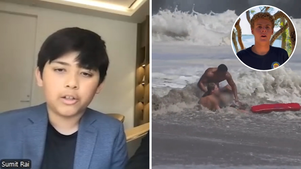 Source-feed image associated with 'Just kept getting pulled': 10-year-old boy details harrowing Santa Cruz surf rescue