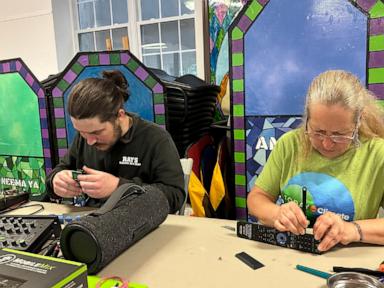 Source-feed image associated with Broken speaker? Finicky zipper? Anticonsumerist Repair Cafes urge you to fix it instead of pitch it